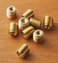 10-24 Brass Knife-Edge Insert Nuts