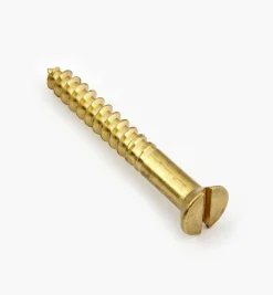 #12 Flat-Head Brass Screws