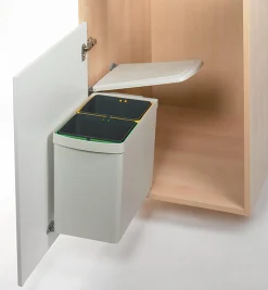 15 Litre Door-Mount Dual Waste Container