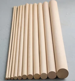36" Maple Dowel Rods