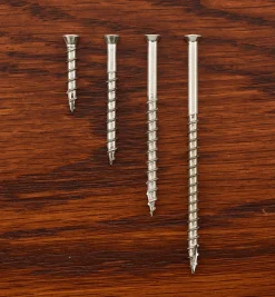 305 Stainless-Steel #7 Finishing-Head Screws