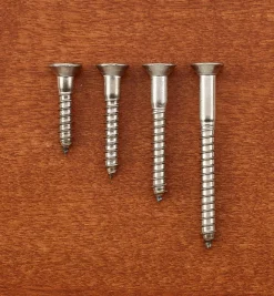 316 Stainless-Steel #10 Flat-Head Screws