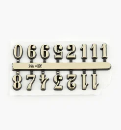Adhesive-Backed Arabic Numerals