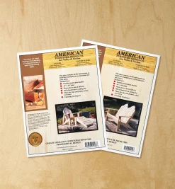 Adirondack California-Style Furniture Plans