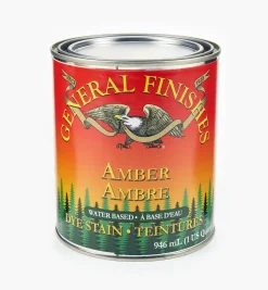 Amber General Water-Based Dye Stain