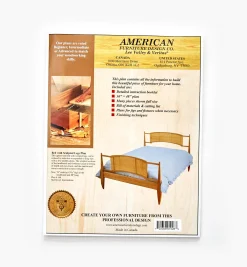 Bed With Sculpted Legs Plan