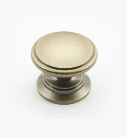Bevelled Brass Round Knobs