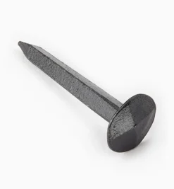 Black Steel Diamond-Head Forged Nails From Clouterie Rivierre