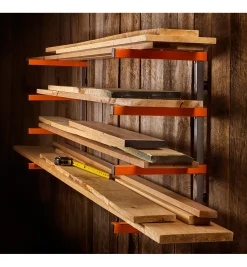 Bora Four-Shelf Lumber Rack