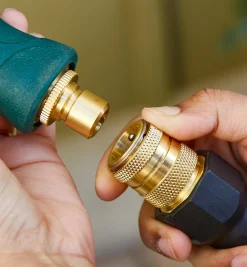 Brass Quick Connect Set