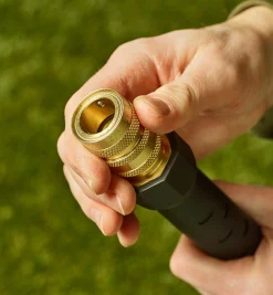 Brass Quick Connect Set With Water Stop