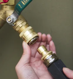 Brass Quick Couplers Set