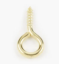 Brass-Plated Screw Eyes