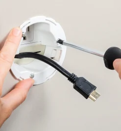 Cable Grommet Kit For Wall-Mounted Electronics