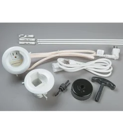 Cable Grommet Kit For Wall-Mounted Electronics