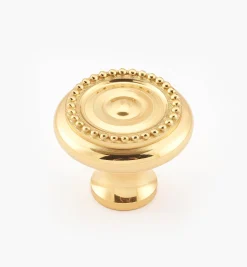 Cast Beaded Knob