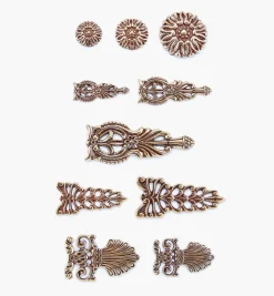 Cast Brass Appliqué Accents