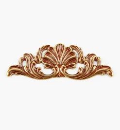 Cast Brass Appliqué Shell Accent