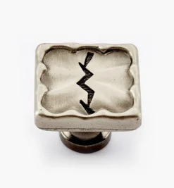 Cast Modern Satin Electro-Black Square Knob