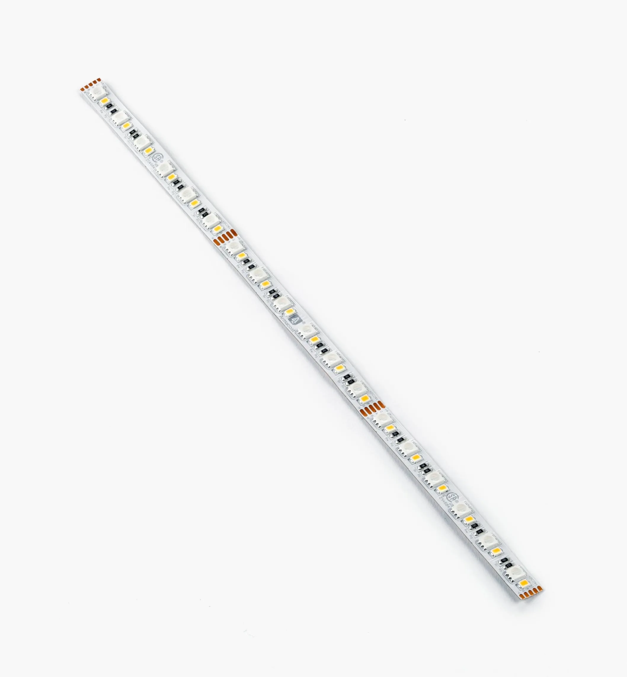 Color-Controlled RGB+W LED Tape Lights By The Foot, 60+60 LEDs/m