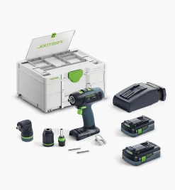 Festool Cordless Drill T18+3 HPC 4,0 Set