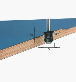 Festool Edge-Trimming Chamfer Cutter