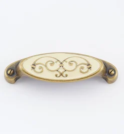 Filigree Oval Shell Pulls