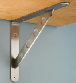 Flat Steel Shelf Bracket