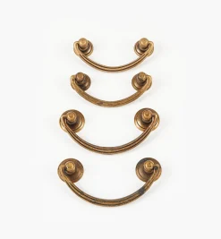 Fluted Brass Handles