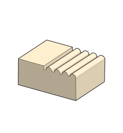 Four-Reed, PM-V11 Reeding Blades For Veritas Combination Plane