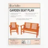 Garden Seat Plan