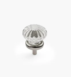 Glass Rosette Knobs