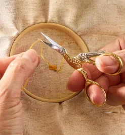 Gold-Plated Stork Scissors