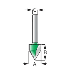 Groove Bit – 60° Angle