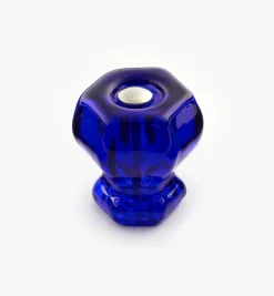 Hexagonal Glass Knob