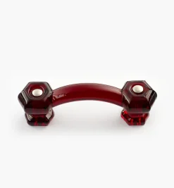 Hexagonal Glass Pull