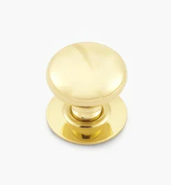 Hollow Brass Knobs With Escutcheons