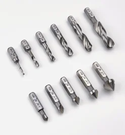 HSS Twist Bit & Countersink Set