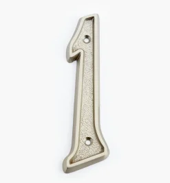 Italic Cast Brass House Numbers