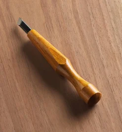 Japanese 7.5mm Detail Carving Left-Hand Skew Chisel