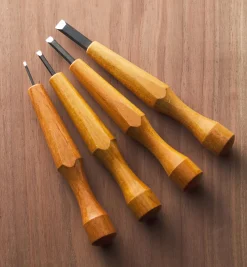 Japanese Straight Detail Carving Chisels