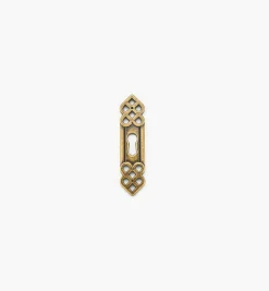 Lattice And Bead Vertical Escutcheon