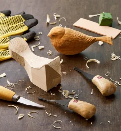 Make It Yourself Hand-Carved Basswood Birds Kit