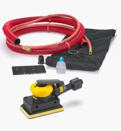 Mirka 3" × 5" Pneumatic Sander With Self-Generating Vacuum, 3mm Orbit
