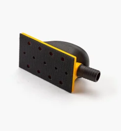 Mirka Yellow Grip Faced 13-Hole Hand-Sanding Vacuum Block (70mm × 125mm)
