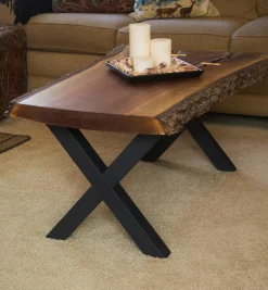 400mm Steel X-Shape Table Leg