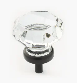Octagonal Glass Knob