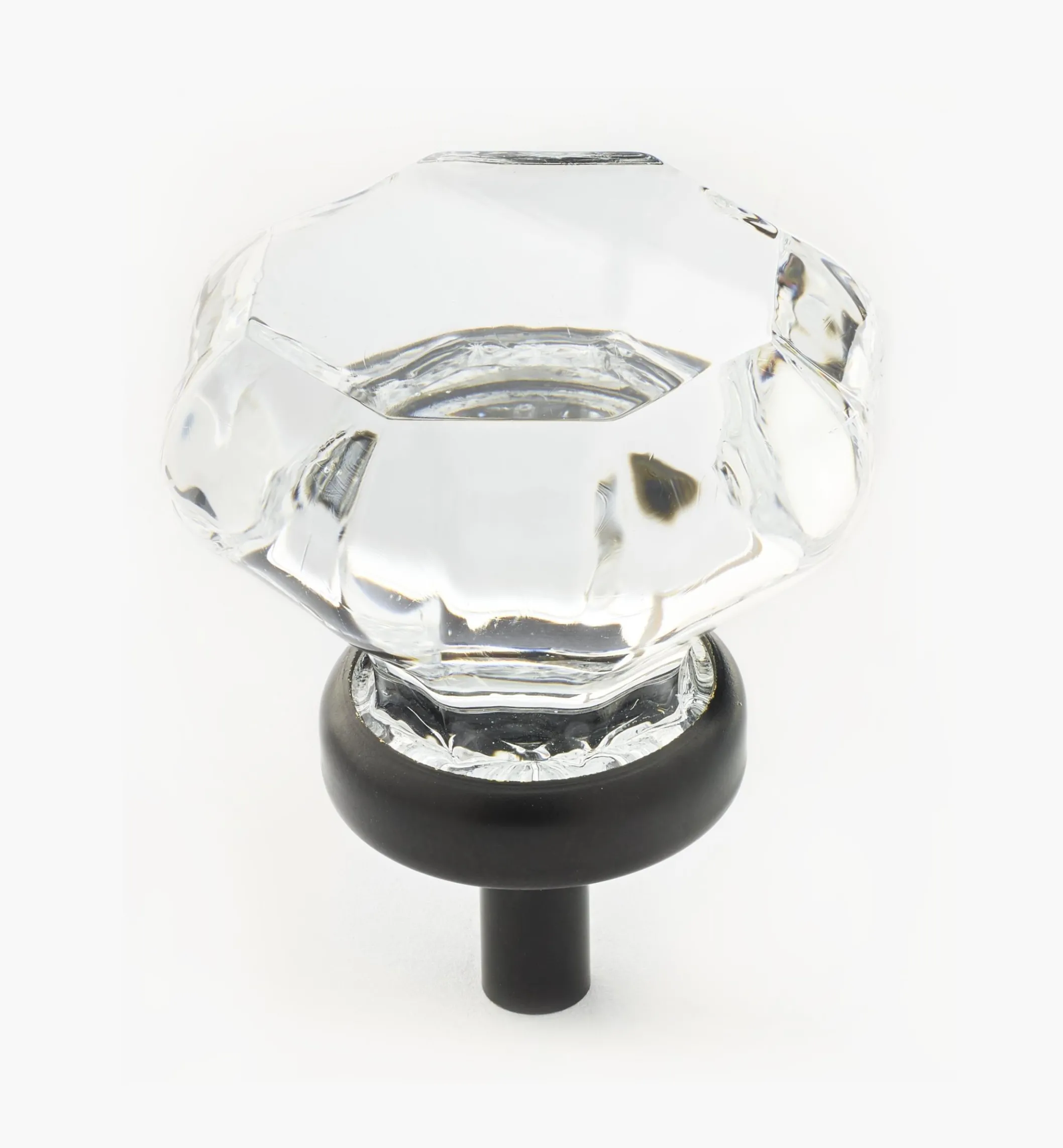 Octagonal Glass Knob