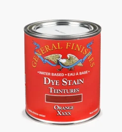 Orange General Water-Based Dye Stain