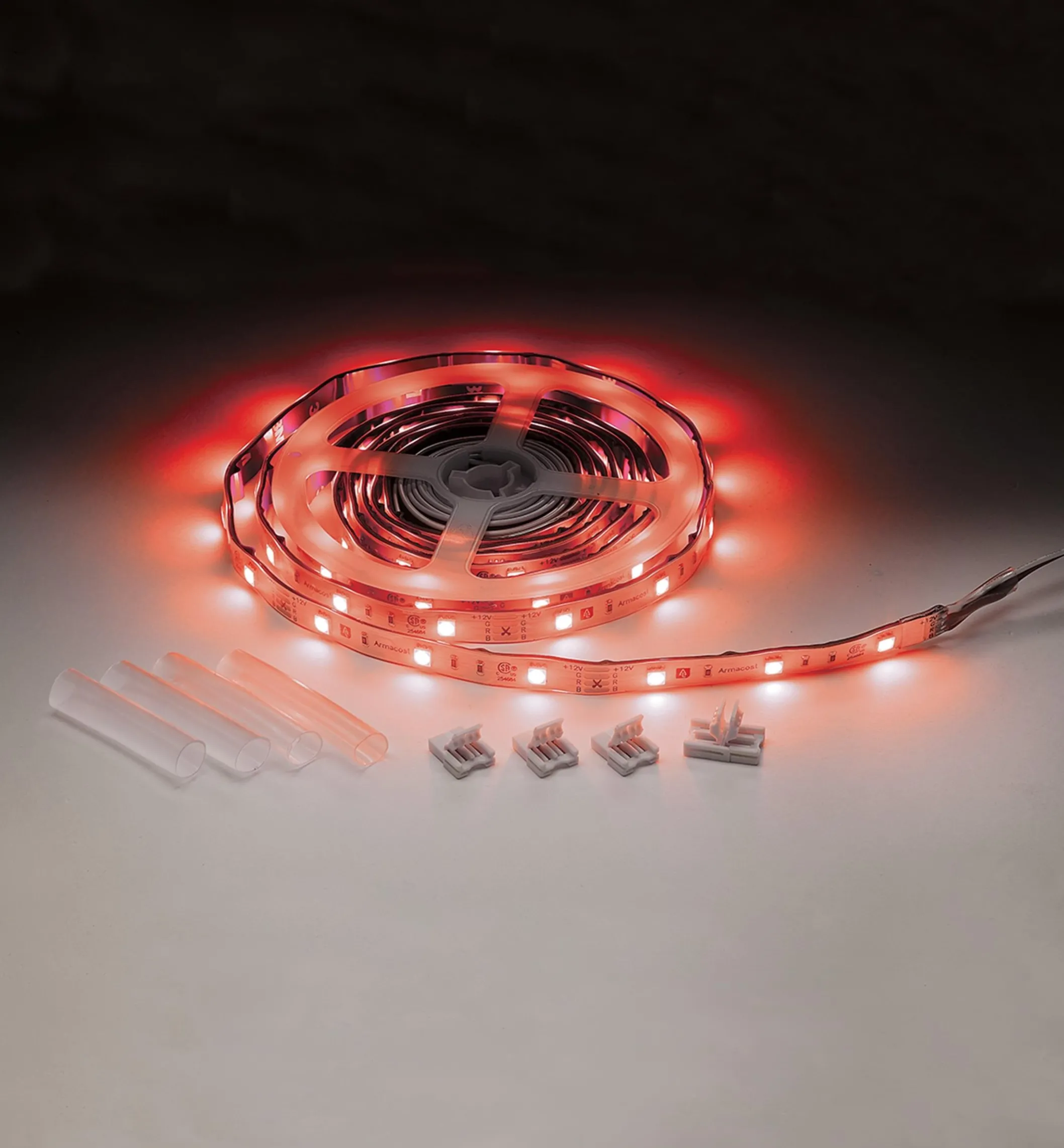 Outdoor/Wet Location Color-Controlled (RGB) LED Tape Light Kit (12V)